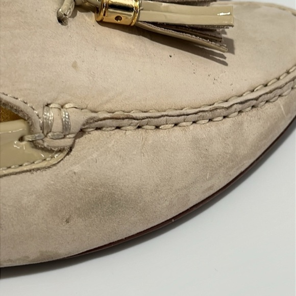 Marc Joseph New York Women's Size 10 Wall St Cream Tassel Loafers Leather Shoe - Picture 14 of 16